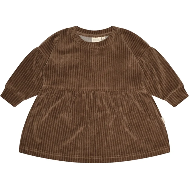 Petit Piao® Walnut Sweat Dress Velvet