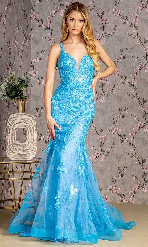 GLS by Gloria GL3333 - Mermaid Sequins Evening Dress