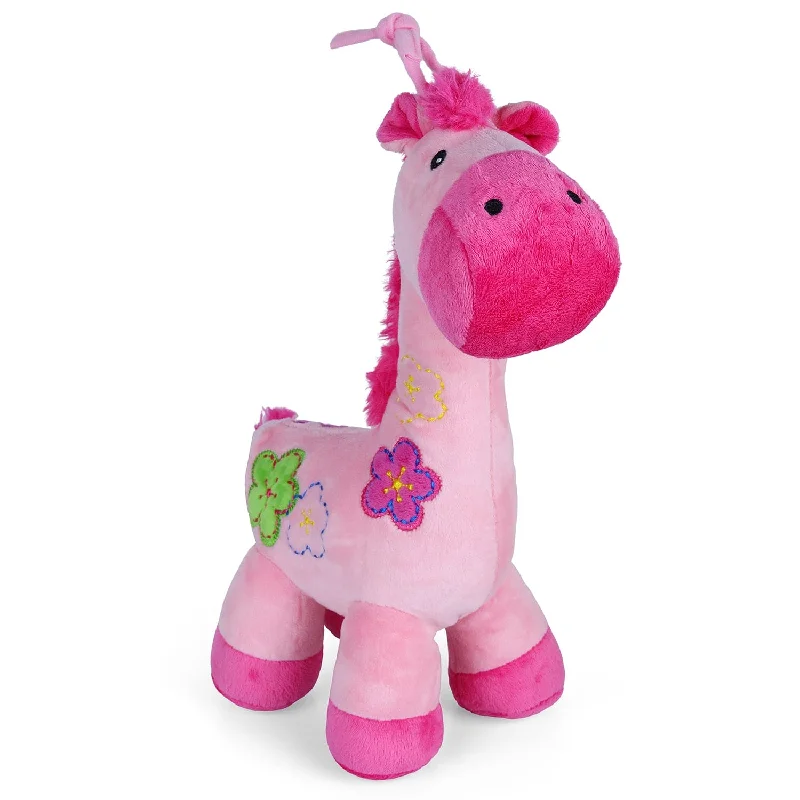 Pony Bed Hanging Musical Pulling Toy - Pink