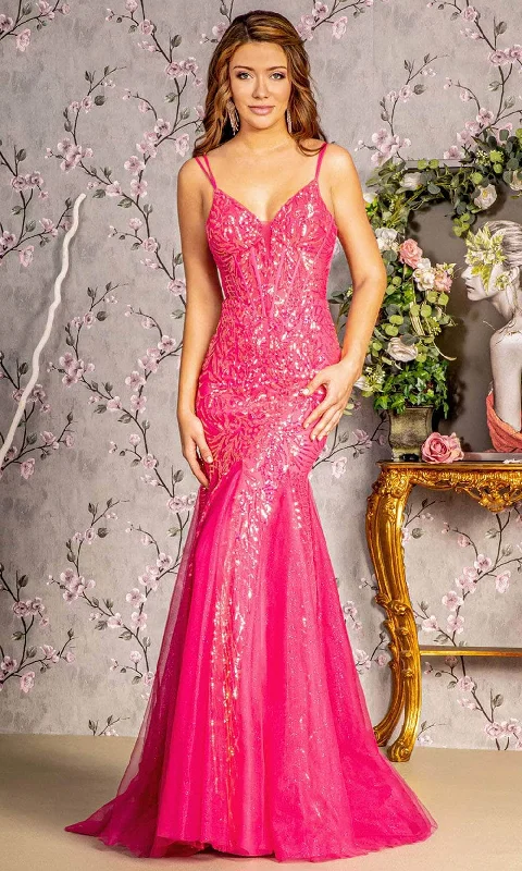 GLS by Gloria GL3228 - Sweetheart Lace-Up Back Gown