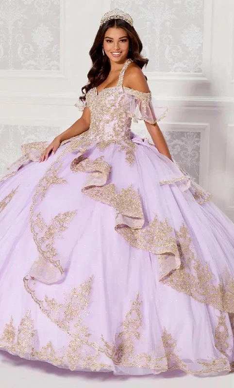 Princesa by Ariana Vara PR30118 - Sweetheart Applique Embellished Ballgown