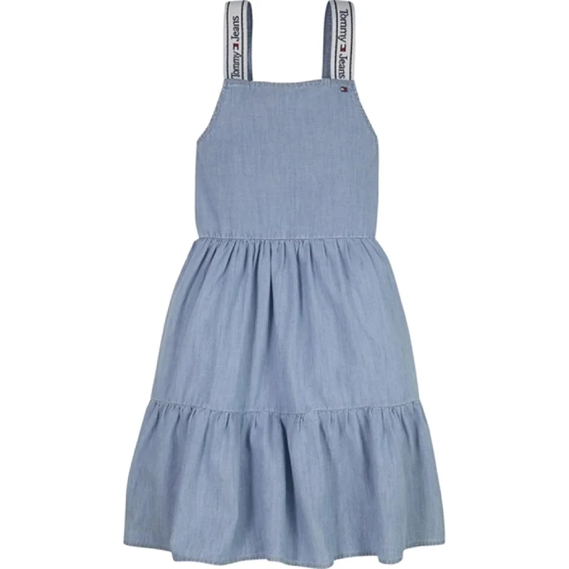 Tommy Hilfiger Lyocell Strap Denim Dress Lightusedcloth