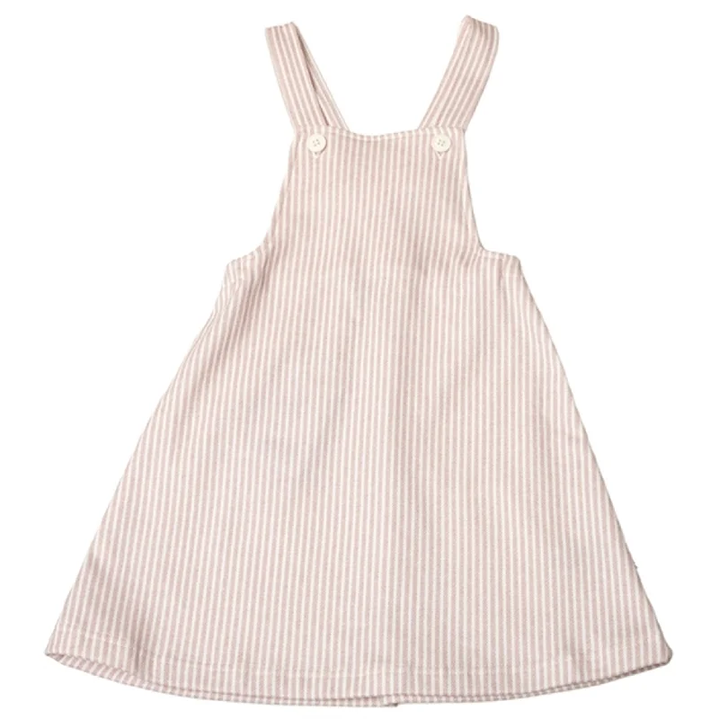 Joha White AOP Pinafore Dress