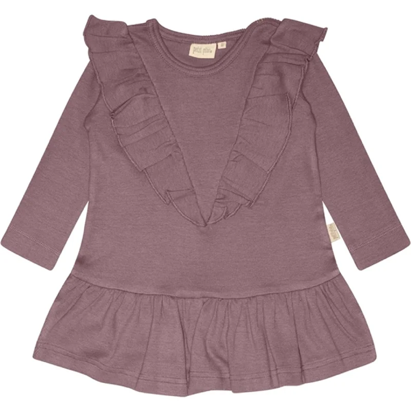 Petit Piao® Lavender Mist Dress Modal V-Frill