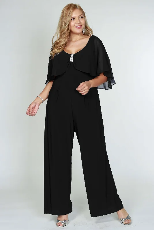 R&M Richards 5412W Plus Size Pant Jump Suit