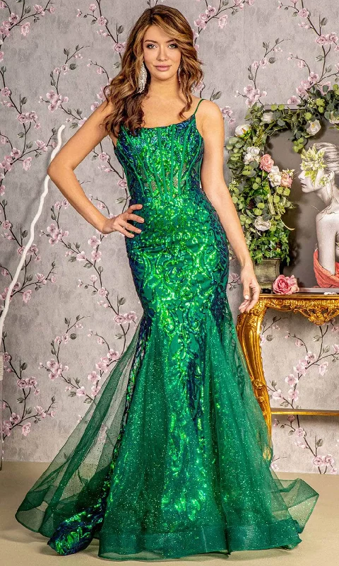 GLS by Gloria GL3230 - Trumpet Corset Gown