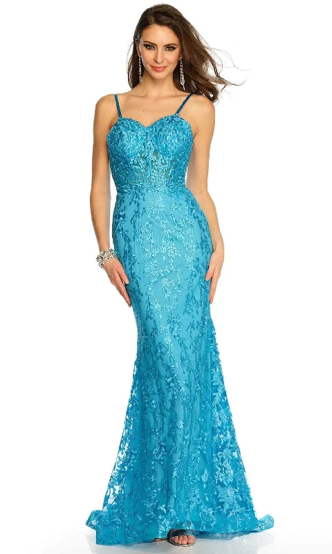 Dave & Johnny 11161 - Sleeveless Tie Back Prom Gown