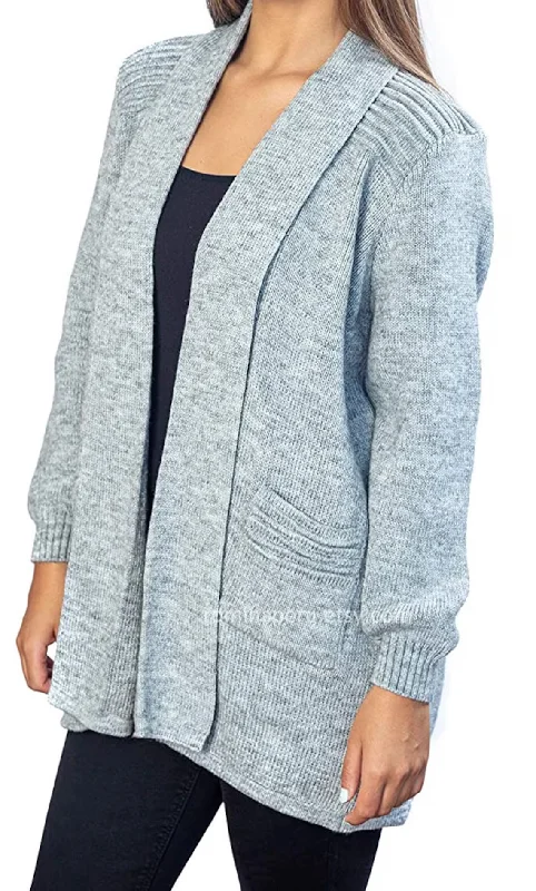 Alpaca Wool Women´s Cardigan - Warm, Soft & Thick