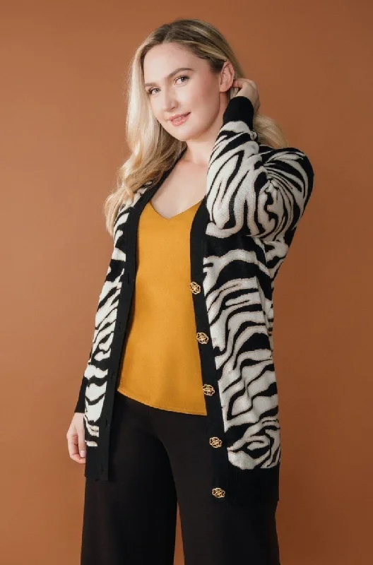 Black Zebra Kristyn Cardigan