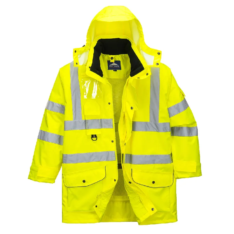 Hi-Vis 7-in-1 Traffic Jacket - Classic Fit