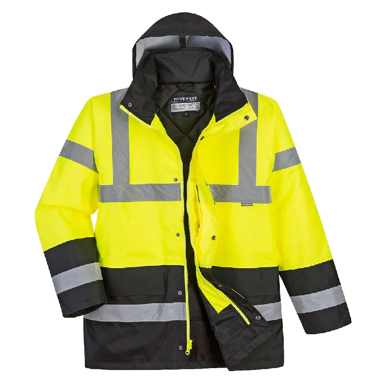 Hi-Vis Contrast Traffic Jacket - Classic Fit