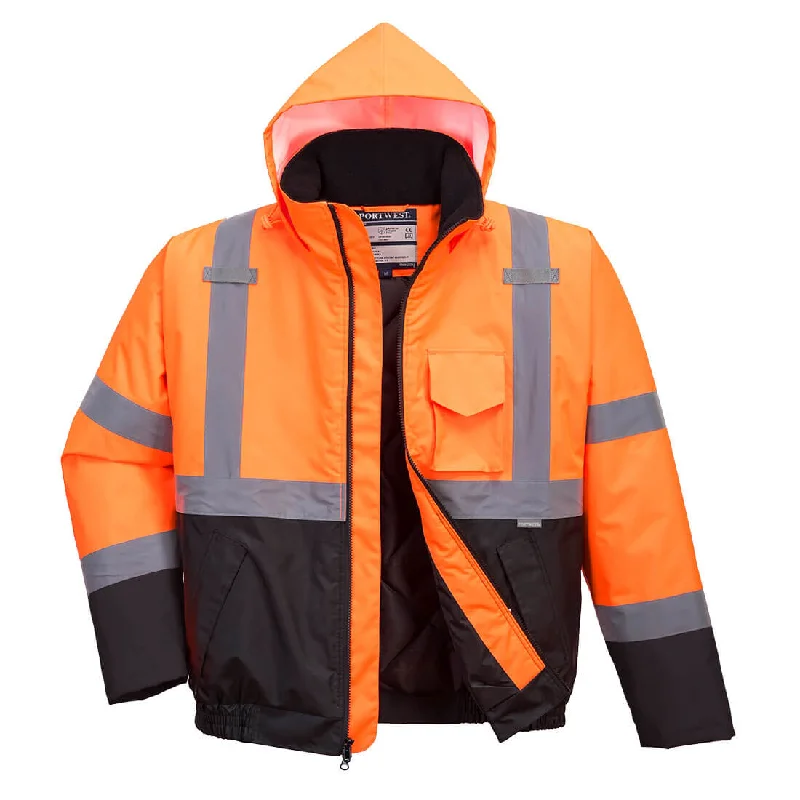 Hi-Vis Two Tone Bomber Jacket - Classsic Fit