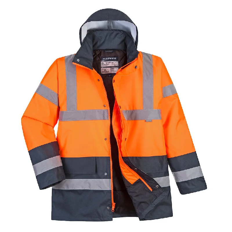 Hi-Vis Two Tone Traffic Jacket  - Classic Fit