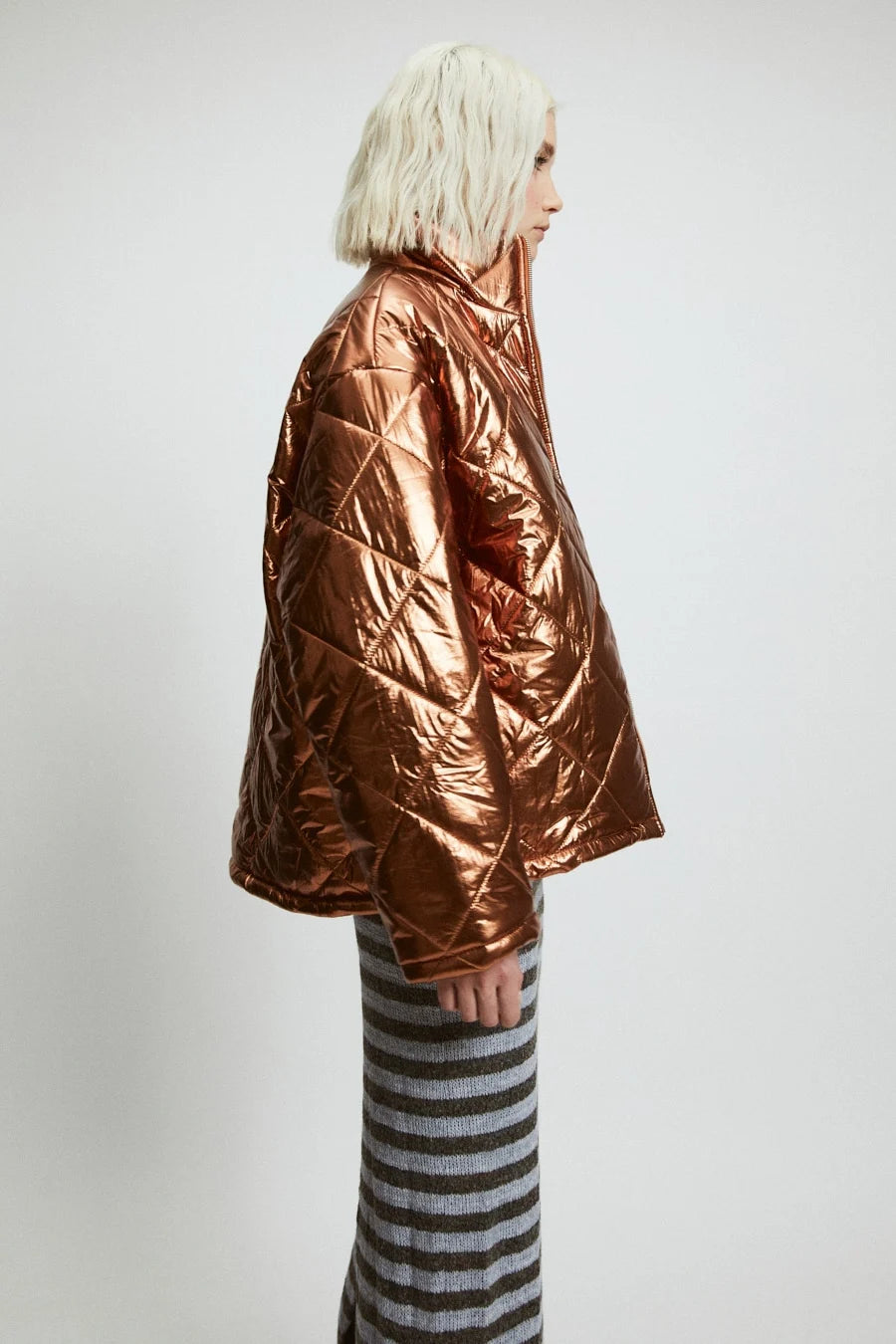 Nelly Quilted Jacket - Copper