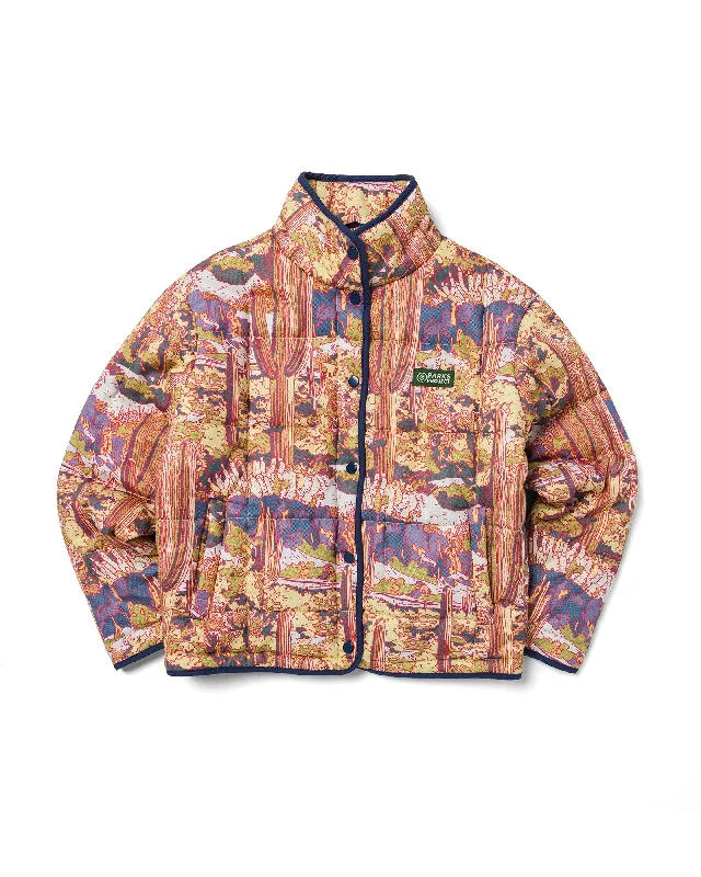 Women's Saguaro Cacti Quilted Jacket