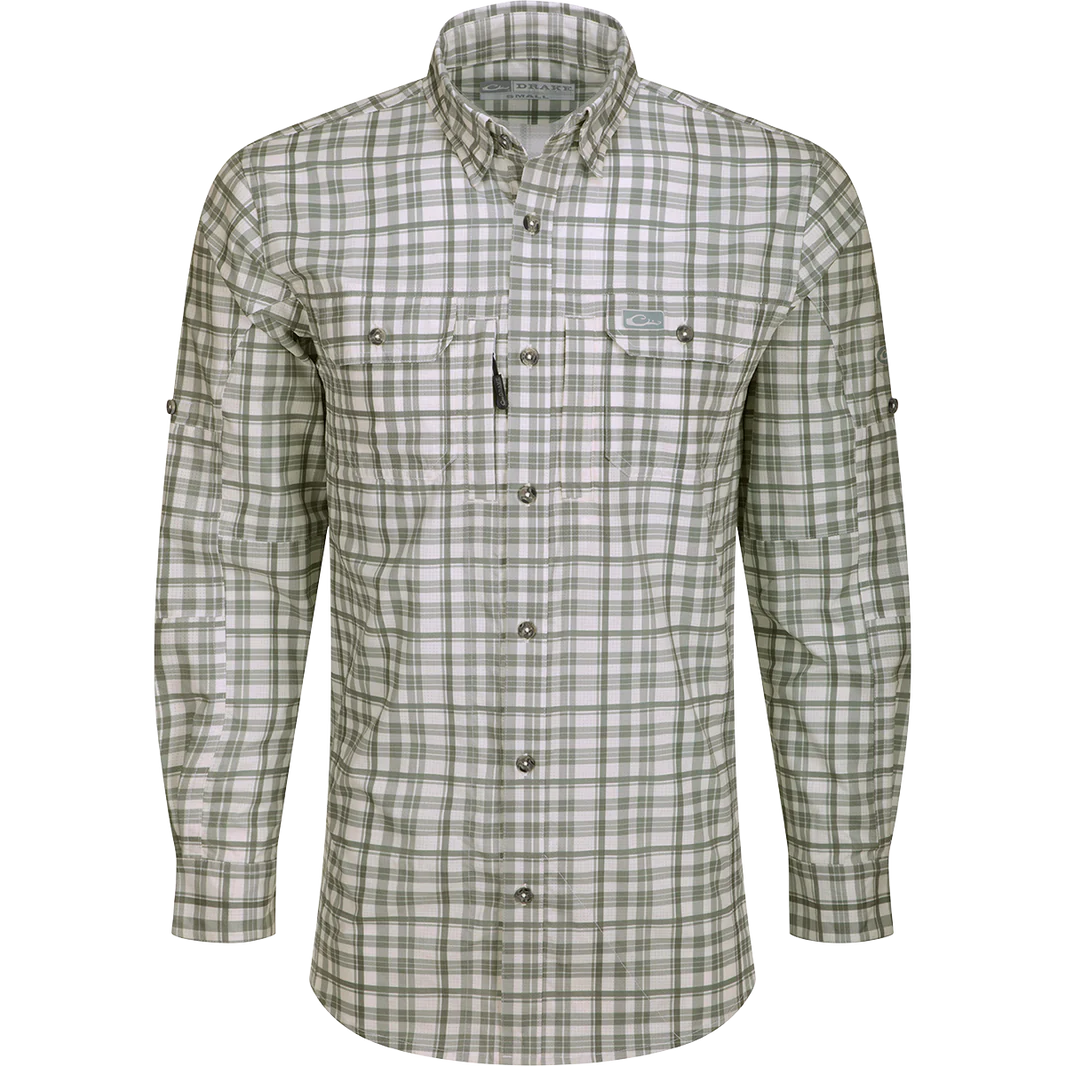 Drake Hunter Creek Window Pane Plaid Shirt L/S