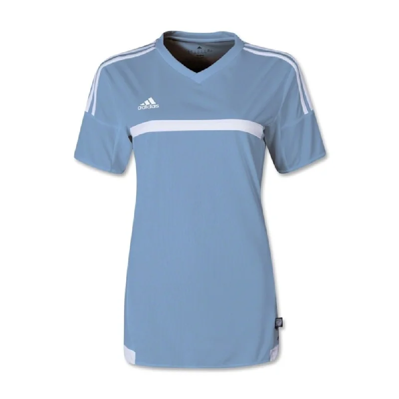 Adidas Women's MLS 15 Match Jersey T-Shirt Smoke Blue/White - Blue