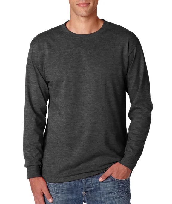 29LS - Jerzees Adult 5.6 oz. DRI-POWER® ACTIVE Long-Sleeve T-Shirt | Black Heather