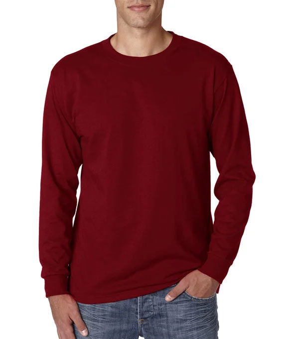 29LS - Jerzees Adult 5.6 oz. DRI-POWER® ACTIVE Long-Sleeve T-Shirt | Cardinal