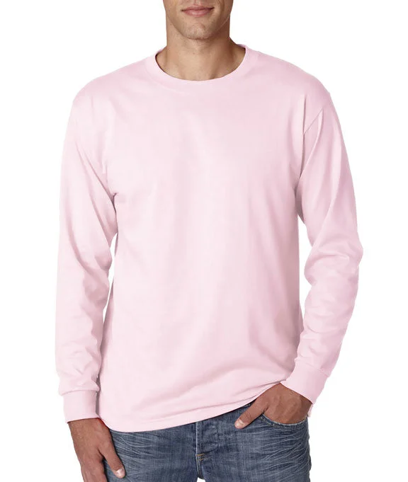 29LS - Jerzees Adult 5.6 oz. DRI-POWER® ACTIVE Long-Sleeve T-Shirt | Classic Pink