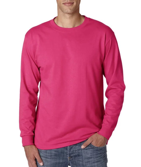 29LS - Jerzees Adult 5.6 oz. DRI-POWER® ACTIVE Long-Sleeve T-Shirt | Cyber Pink