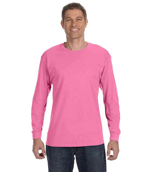 29LS - Jerzees Adult 5.6 oz. DRI-POWER® ACTIVE Long-Sleeve T-Shirt | Neon Pink