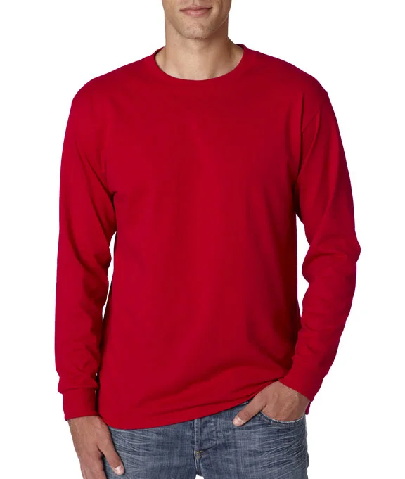 29LS - Jerzees Adult 5.6 oz. DRI-POWER® ACTIVE Long-Sleeve T-Shirt | True Red