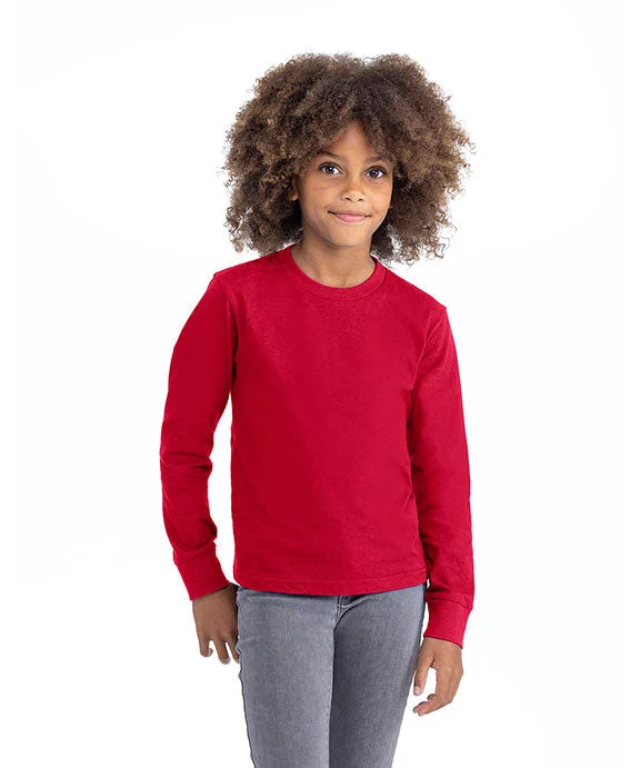 3311NL - Next Level Youth Cotton Long Sleeve T-Shirt | Red