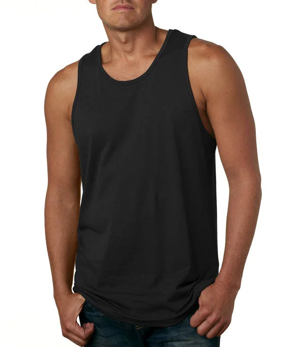 3633 - Next Level Mens Premium Jersey Tank Top | Black