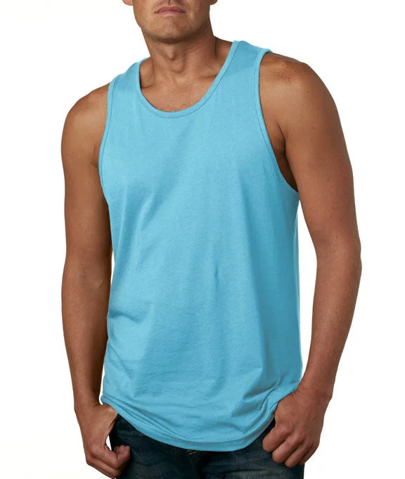 3633 - Next Level Mens Premium Jersey Tank Top | Tahiti Blue