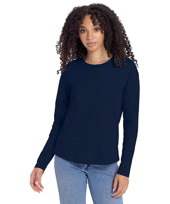 3911NL - Next Level Ladies Relaxed Long Sleeve T-Shirt | Midnight Navy