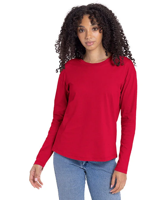 3911NL - Next Level Ladies Relaxed Long Sleeve T-Shirt | Red