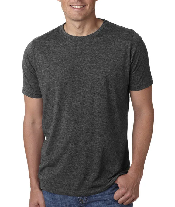 6200 - Next Level Mens Poly/Cotton Crew Neck T-Shirt | Charcoal