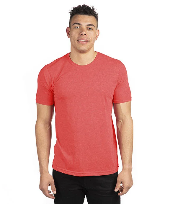 6200 - Next Level Mens Poly/Cotton Crew Neck T-Shirt | Red