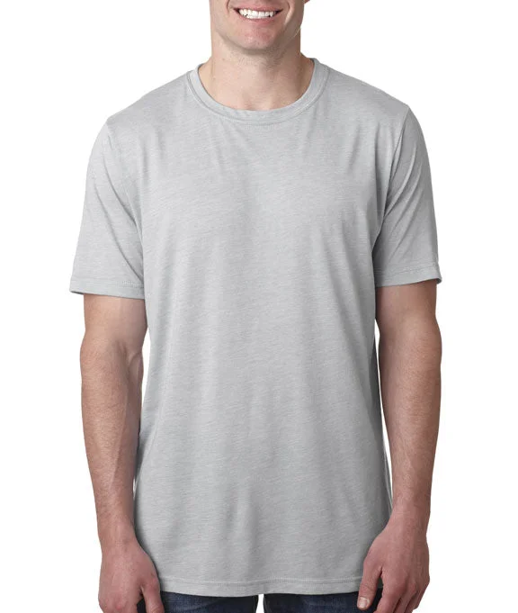 6200 - Next Level Mens Poly/Cotton Crew Neck T-Shirt | Silver