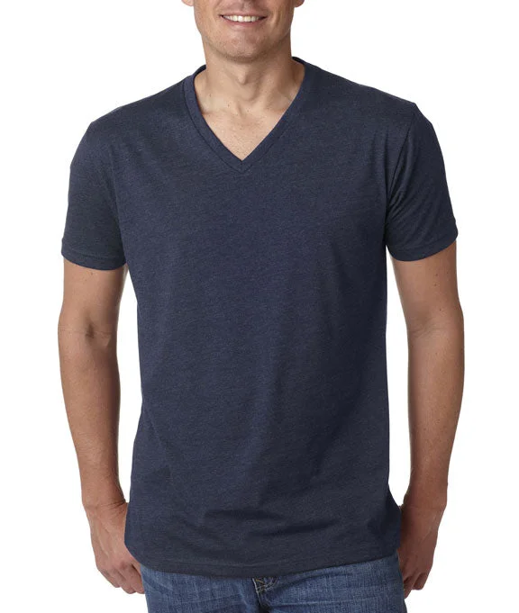 6240 - Next Level Mens Premium CVC V-Neck T-Shirt | Midnight Navy