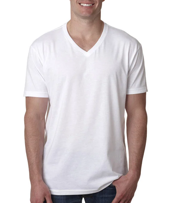 6240 - Next Level Mens Premium CVC V-Neck T-Shirt | White