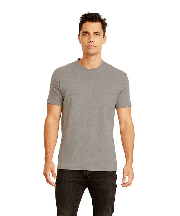 6410 - Next Level Mens Premium Fitted Sueded Crew Neck T-Shirt | Dark Heather Grey