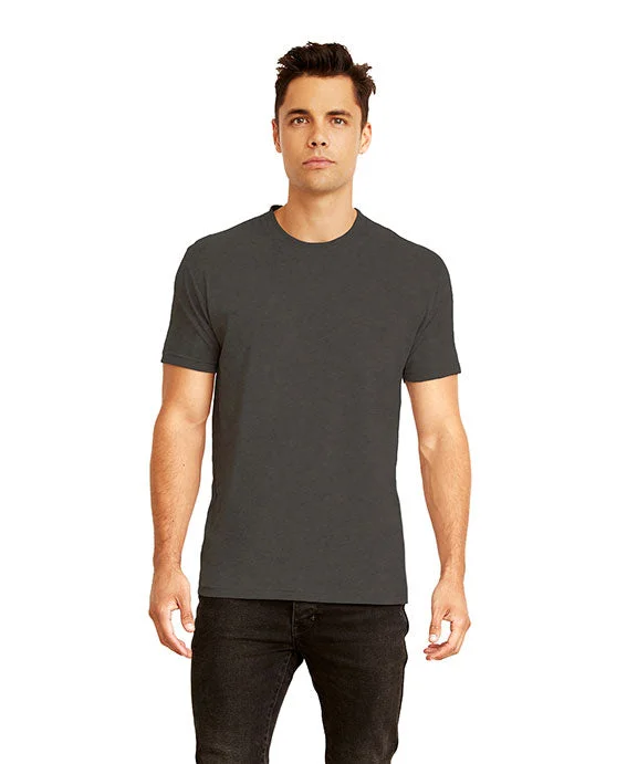 6410 - Next Level Mens Premium Fitted Sueded Crew Neck T-Shirt | Heather Charcoal