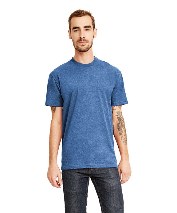 6410 - Next Level Mens Premium Fitted Sueded Crew Neck T-Shirt | Heather Cool Blue