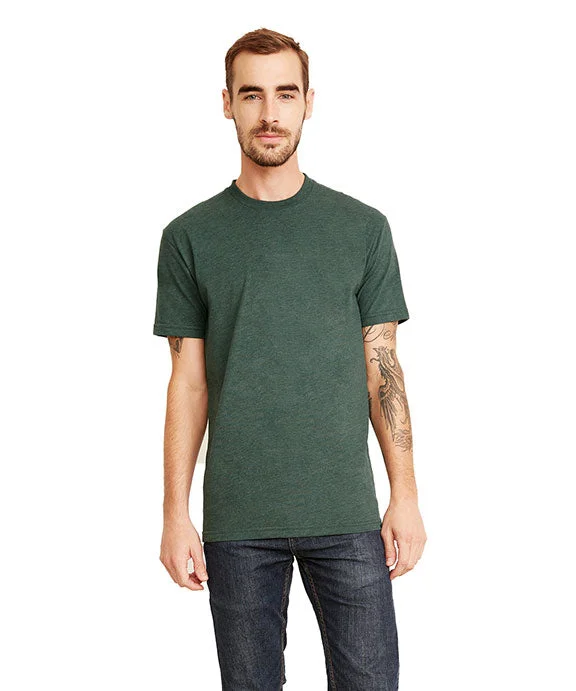 6410 - Next Level Mens Premium Fitted Sueded Crew Neck T-Shirt | Heather Forest Green