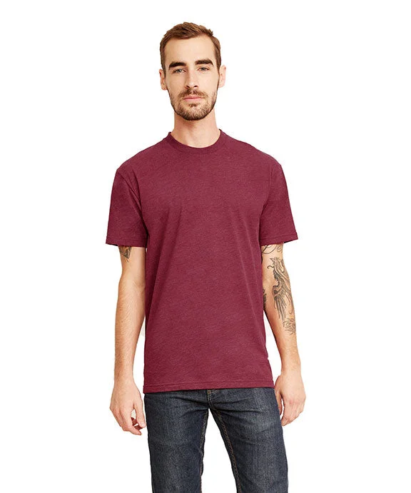 6410 - Next Level Mens Premium Fitted Sueded Crew Neck T-Shirt | Heather Maroon