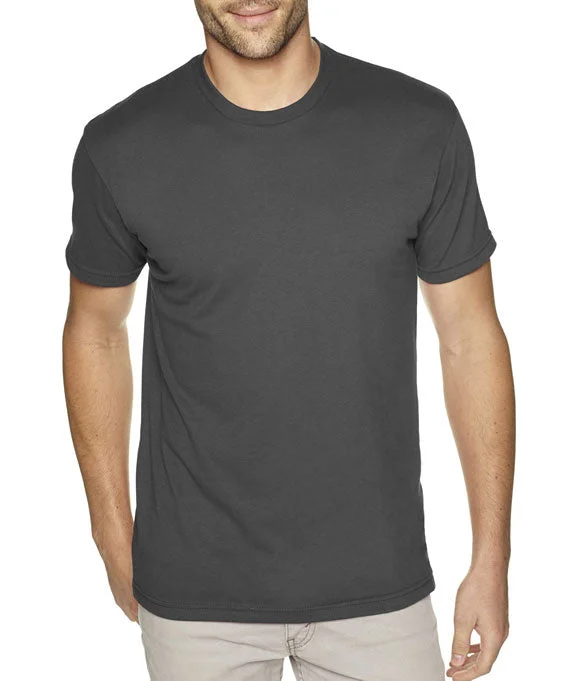 6410 - Next Level Mens Premium Fitted Sueded Crew Neck T-Shirt | Heavy Metal