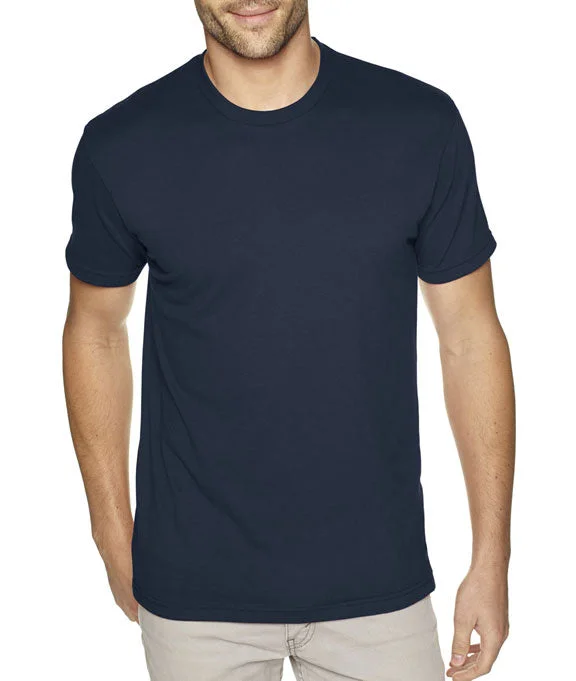 6410 - Next Level Mens Premium Fitted Sueded Crew Neck T-Shirt | Midnight Navy