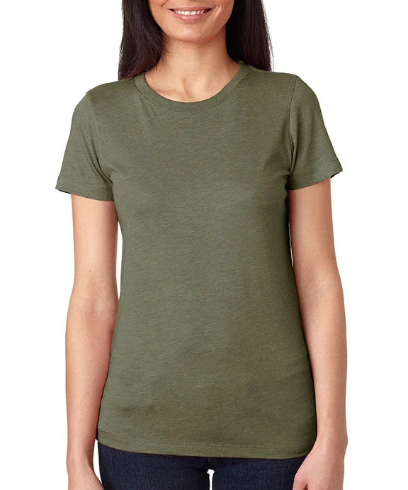 6710 - Next Level Ladies Tri-Blend Crew Neck T-Shirt | Military Green