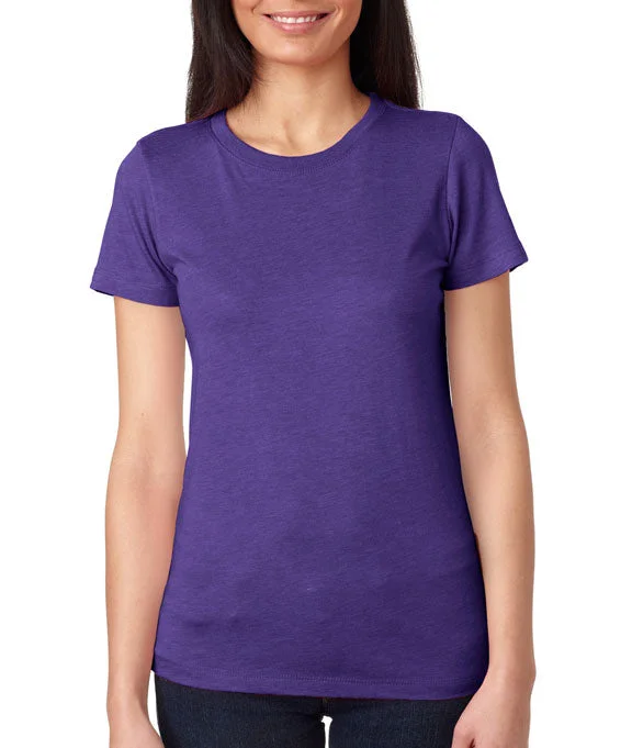 6710 - Next Level Ladies Tri-Blend Crew Neck T-Shirt | Purple Rush