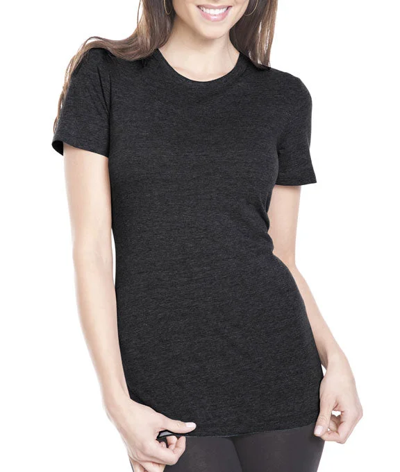 6710 - Next Level Ladies Tri-Blend Crew Neck T-Shirt | Vintage Black