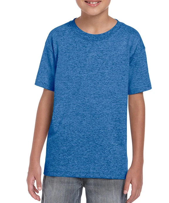 8000B - Gildan DryBlend® Youth T-Shirt | Heather Sport Royal