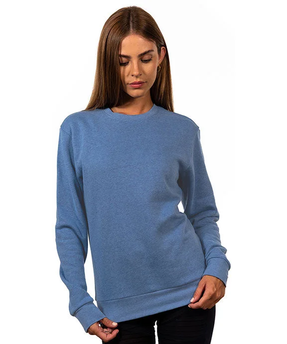 9002NL - Next Level Unisex Malibu Pullover Sweatshirt | Heather Bay Blue