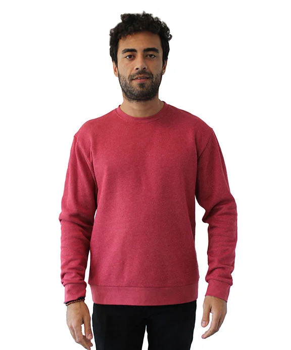 9002NL - Next Level Unisex Malibu Pullover Sweatshirt | Heather Cardinal